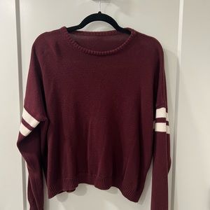 Brandy Melville Maroon Sweater